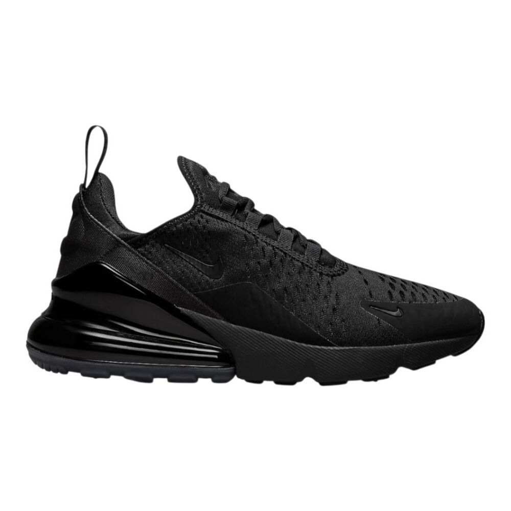NIKE Air Max 270 'Triple Black' Running Shoes Size 6